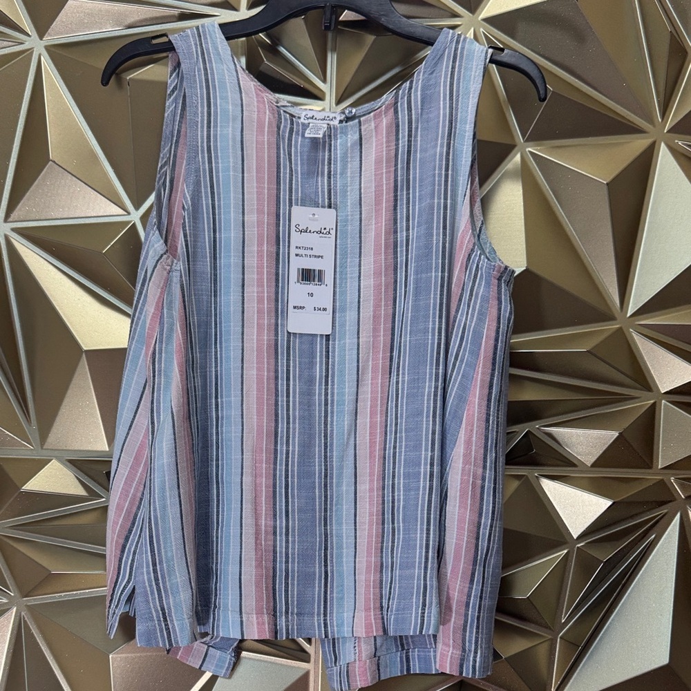Splendid kids‎ Multicolor Striped Sleeveless Blouse